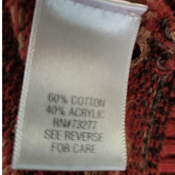 Croft & Barrow Fair Isle Grandpa Sweater Sz Medium Heritage Old Money Holiday - Picture 8 of 10